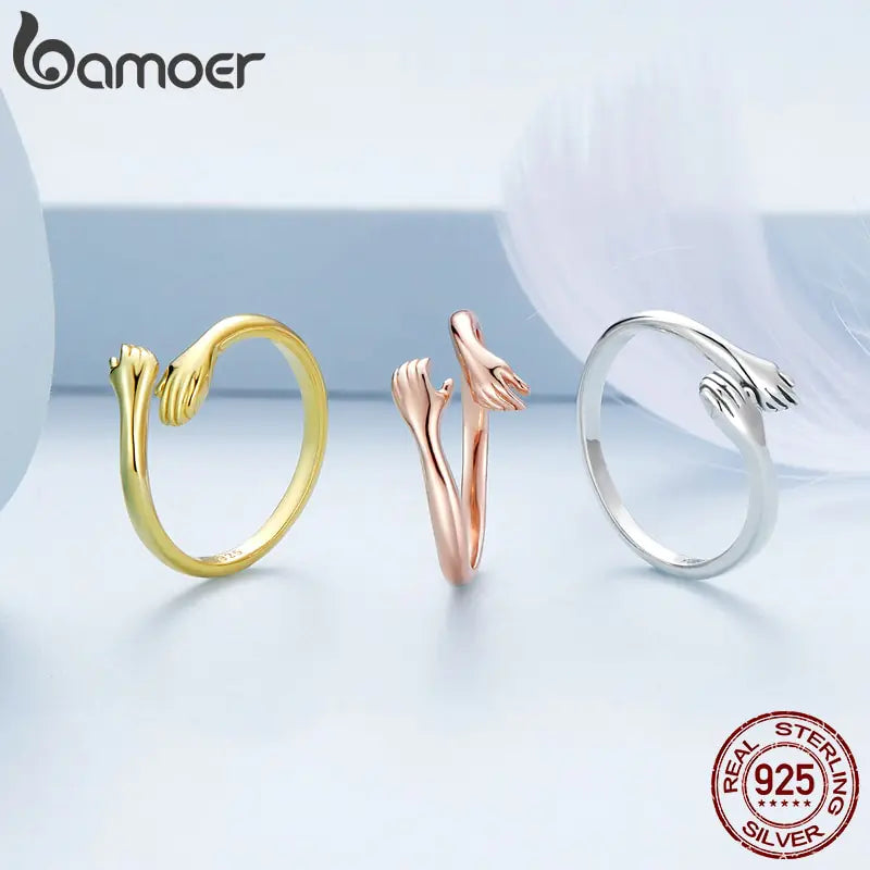 Bamoer Embrace Hug Ring